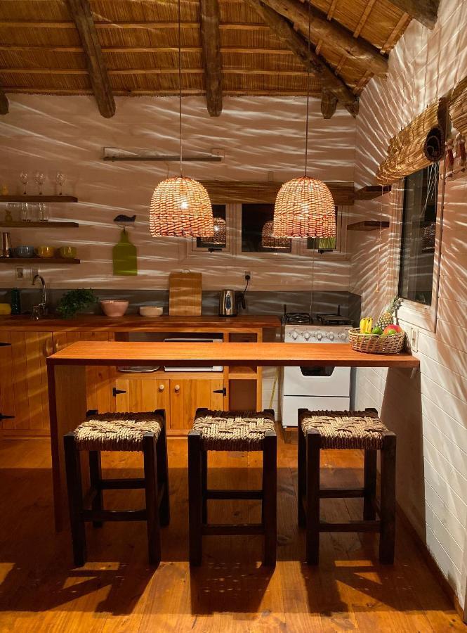 Cabanas Punta Papaya Punta Del Diablo Exteriör bild
